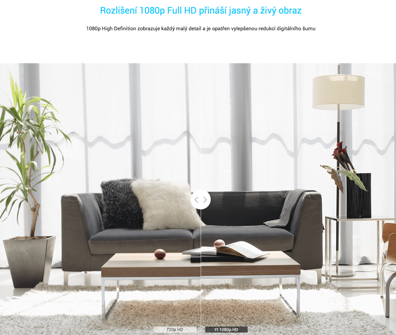 Xiaomi Yi Home IP Camera 1080P - Chytrá IP kamera s detekcí dětského pláče fullHD full hd